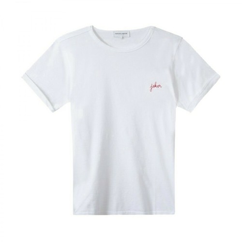 Maison Labiche, t-shirt poitou joker Biały, male, 192.00PLN