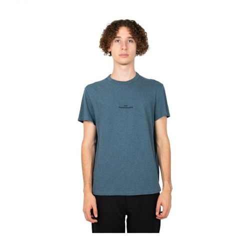 Maison Margiela, T-shirt reverse Niebieski, male, 731.00PLN