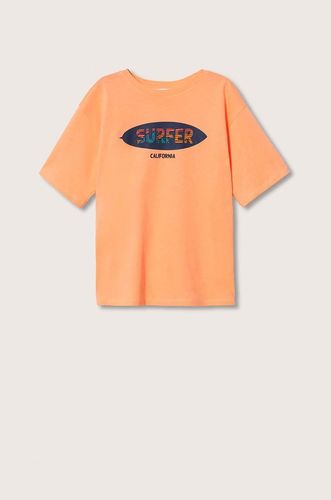 Mango Kids t-shirt bawełniany dziecięcy Surfer 49.99PLN