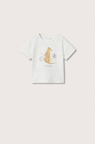 Mango Kids t-shirt bawełniany dziecięcy Wild 35.99PLN