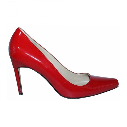 Manolo Blahnik Pre-owned, Vibrant Patent Leather Heels Czerwony, female, 963.89PLN