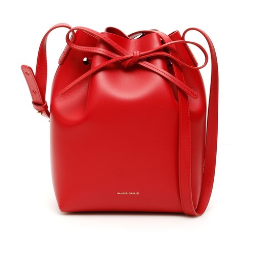Mansur Gavriel, Mini bucket bag Czerwony, female, 2873.00PLN