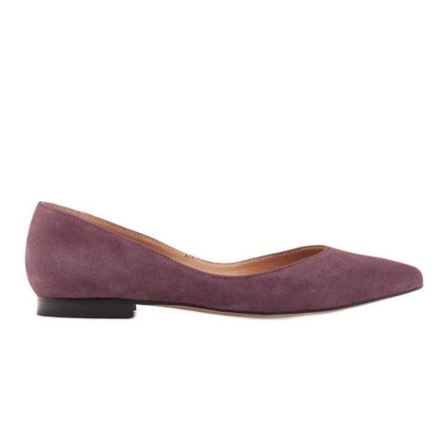 Marco Shoes Baleriny damskie z niskimi bokami fioletowe 259.00PLN