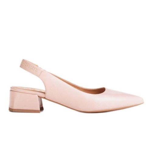 Marco Shoes Sandały z ozdobnymi jetami o kolorze nude różowe 299.00PLN