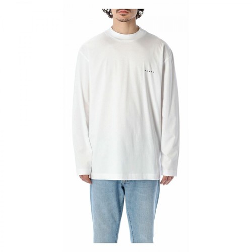 Marni, T-Shirt Humu0242X0Utcz57 Biały, male, 1168.79PLN