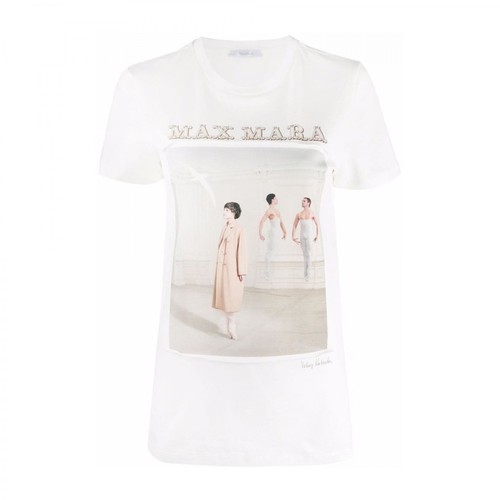 Max Mara, T-shirt Biały, female, 638.40PLN
