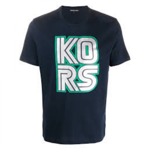 Michael Kors, T-shirt Niebieski, male, 224.00PLN