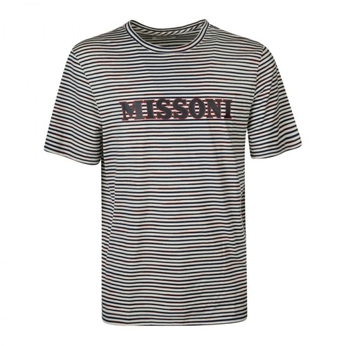 Missoni, T-shirt Czarny, male, 890.00PLN