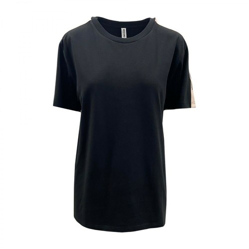 Moschino, Logo T-Shirt Czarny, female, 364.48PLN