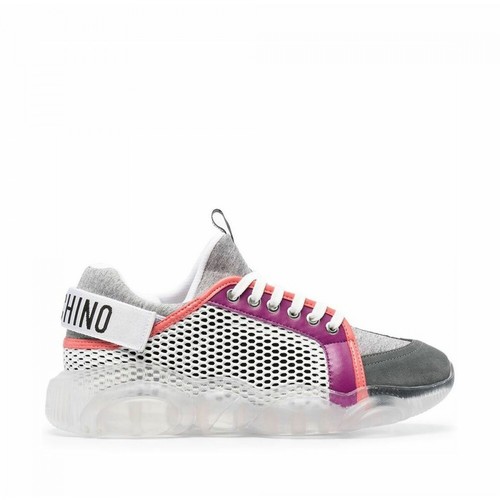 Moschino, Sneakers Biały, male, 1346.00PLN