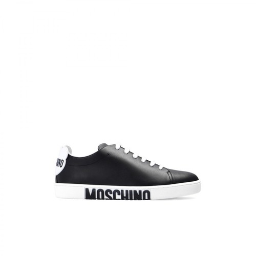 Moschino, Sneakers with logo Czarny, female, 1009.00PLN