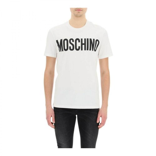 Moschino, T-shirt Biały, male, 707.77PLN