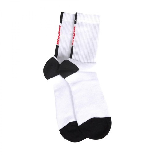 Msgm, Socks With Logo Biały, male, 136.00PLN