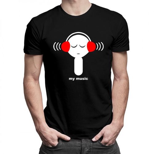My Music - męska koszulka z nadrukiem 69.00PLN