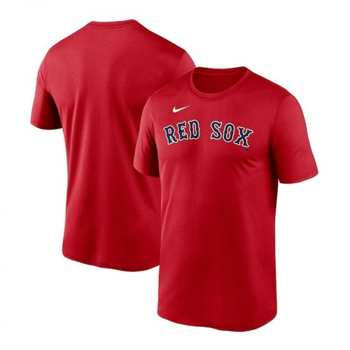 Nike, RED SOX Woodmark T-Shirt Czerwony, male, 228.00PLN