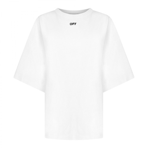 Off White, Logo-Print T-Shirt Biały, female, 1026.00PLN
