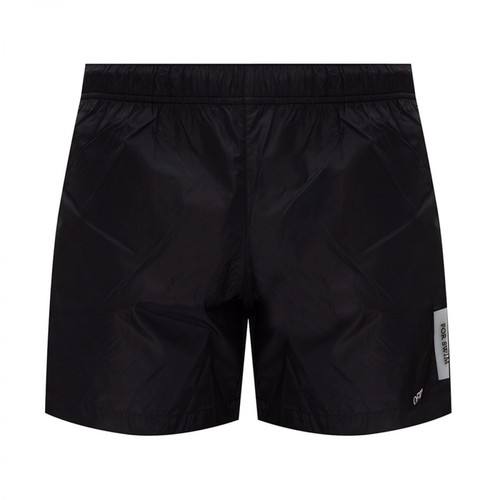 Off White, Swim shorts with logo Czarny, male, 1072.00PLN