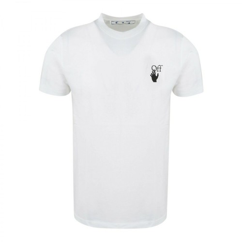 Off White, T-shirt Biały, male, 1140.00PLN