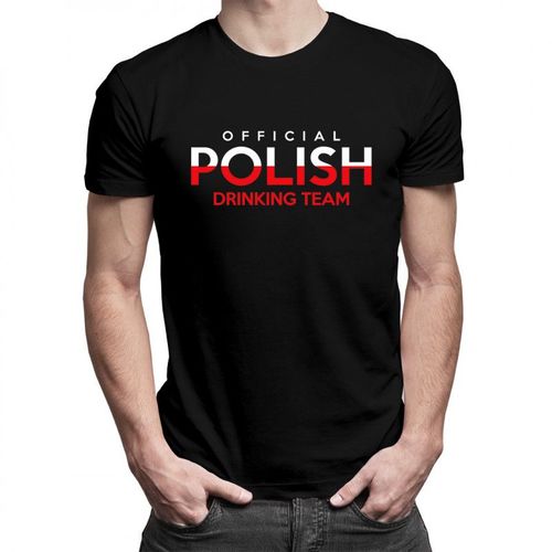 Official polish drinking team - męska koszulka z nadrukiem 69.00PLN