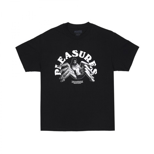 Pleasures, P21Su052 T-shirt Czarny, male, 238.00PLN