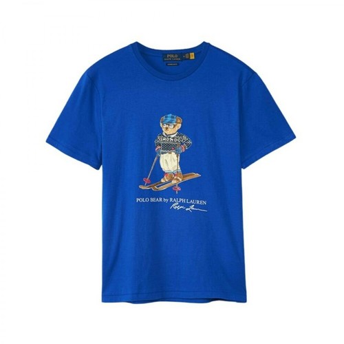 Polo Ralph Lauren, T-shirt Niebieski, male, 406.00PLN