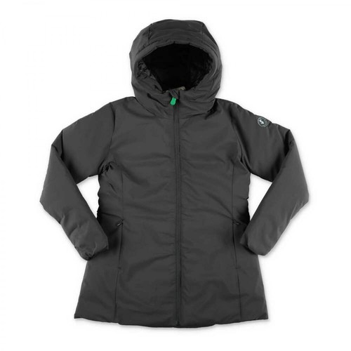 Save The Duck, nylon parka jacket with hood Szary, unisex, 903.00PLN