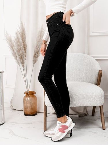 Spodnie damskie jeansowe 100PLR - czarny 44.99PLN
