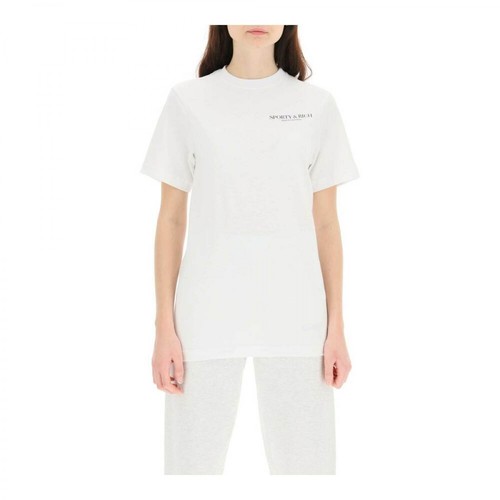 Sporty & Rich, California t-shirt Biały, female, 251.00PLN