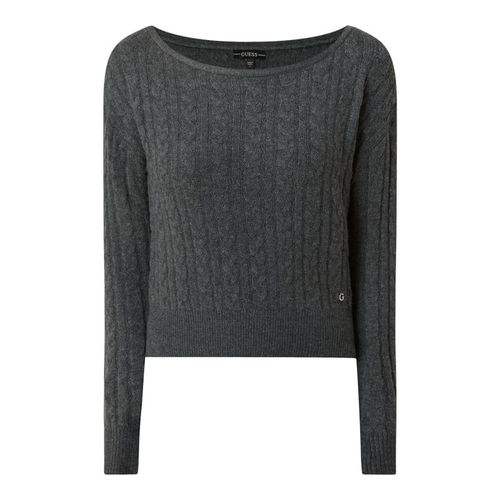 Sweter krótki ze ściegiem warkoczowym model ‘Tanya’ 279.99PLN