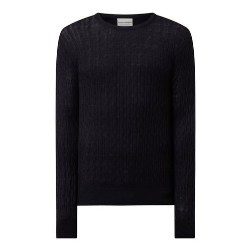 Sweter z mieszanki wełny merino model ‘Kyrgios’ 199.99PLN