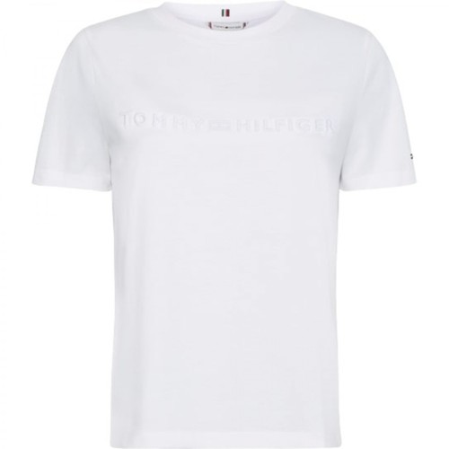 Tommy Hilfiger, t-shirt Biały, female, 205.00PLN
