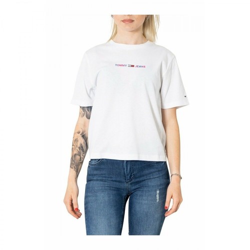 Tommy Jeans, T-Shirt Biały, female, 228.00PLN