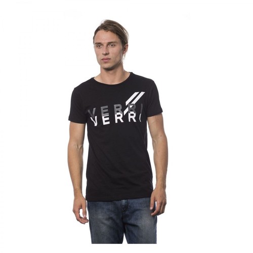 Verri, Logo T-shirt Czarny, male, 243.92PLN