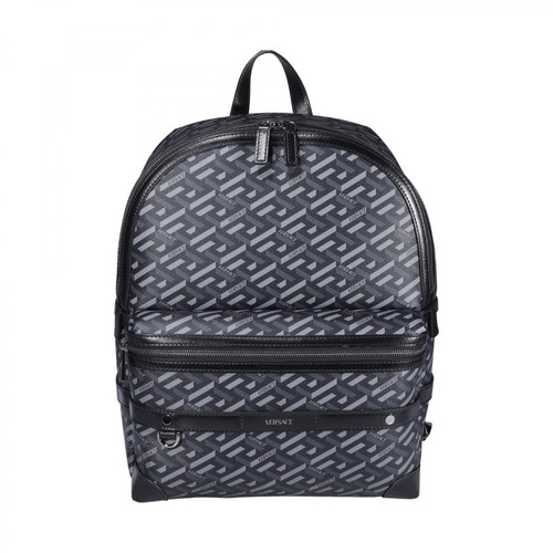 Versace, Backpack Czarny, male, 4560.00PLN