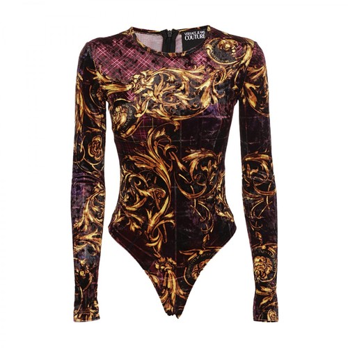Versace Jeans Couture, Body Fioletowy, female, 600.51PLN