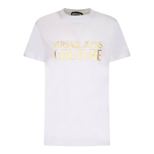 Versace Jeans Couture, branded T-shirt Biały, male, 366.00PLN