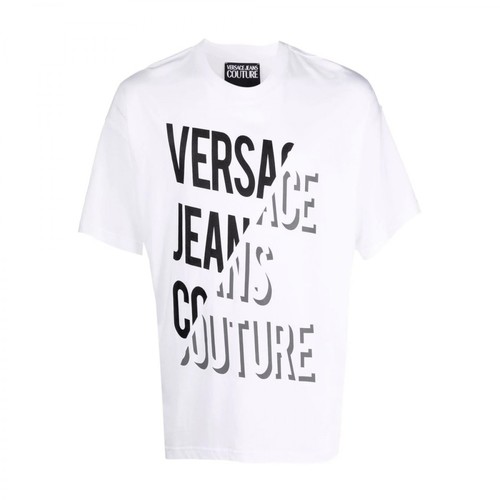 Versace Jeans Couture, T-shirt Biały, male, 437.00PLN