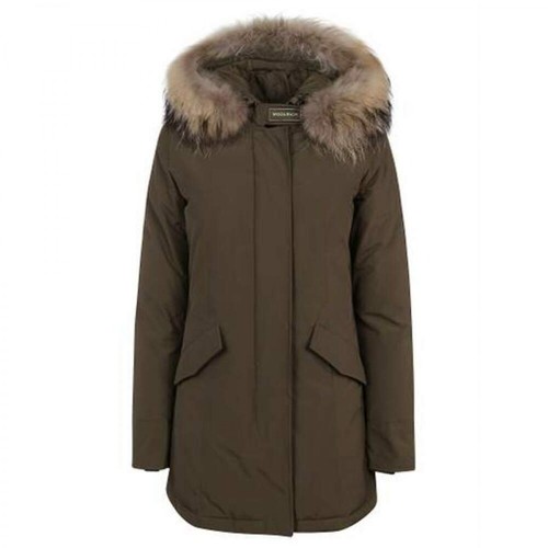 Woolrich, Arctic Parka With Removable Raccoon Fur Zielony, female, 3350.00PLN