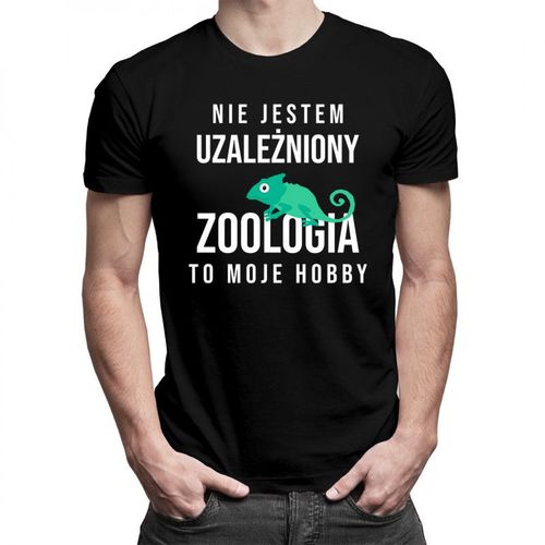 Zoologia to moje hobby - męska koszulka z nadrukiem 69.00PLN