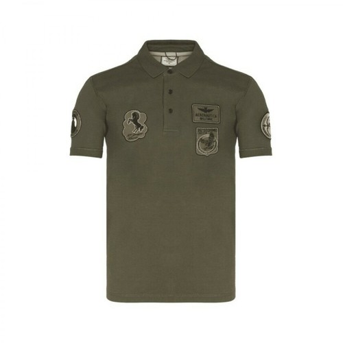 Aeronautica Militare, T-shirt Zielony, male, 567.13PLN