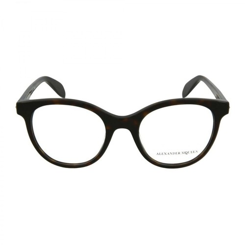Alexander McQueen, Round Optical Glasses Czarny, female, 1150.00PLN