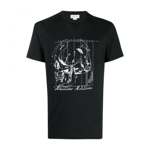 Alexander McQueen, T-shirt Czarny, male, 422.00PLN