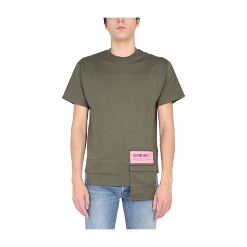 Ambush, Crew Neck T-Shirt Zielony, unisex, 910.00PLN