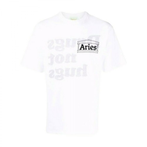 Aries, Ssar60003 T-shirt Biały, male, 434.00PLN