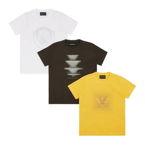 Armani, SET T-Shirt 6K4Dj4 Brązowy, male, 610.04PLN