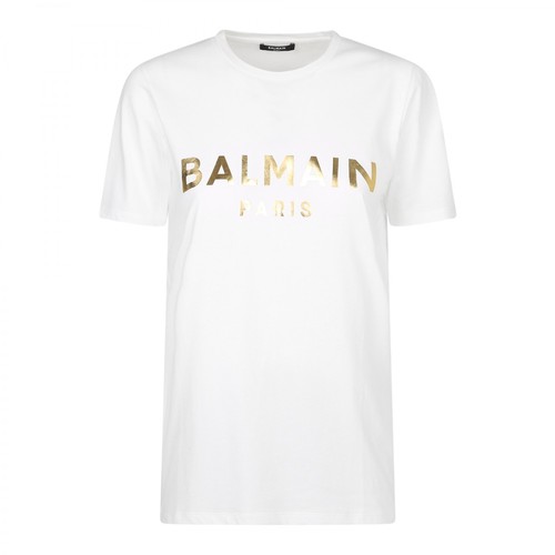 Balmain, relaxed fit T-shirt Biały, female, 1024.00PLN