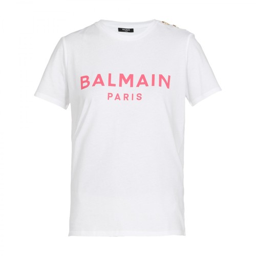 Balmain, T-shirt Biały, female, 639.00PLN