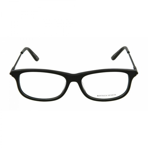 Bottega Veneta, Square Metal Optical Glasses Czarny, male, 1068.00PLN
