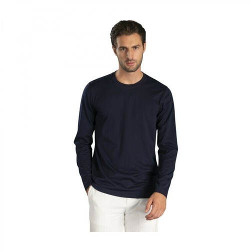 Brunello Cucinelli, T-shirt Niebieski, male, 1505.00PLN
