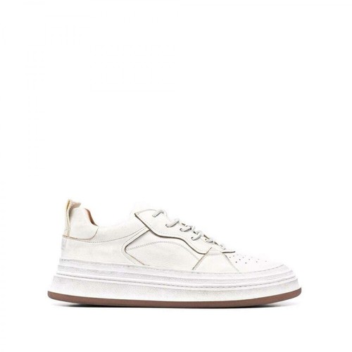 Buttero, Leather Sneakers Biały, male, 1179.00PLN